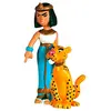 Image de Plastoy Astérix Le Gaulois : Figurine Cléopâtre D'Égypte 6 Cm