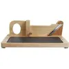 Image de Livoo Guillotine à saucisson avec plateau en ardoise, Trancheuse, Marron