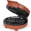 Image de Livoo Waffeleisen Herz, Gaufrier, Rouge