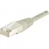 Image de Exertis Connect Câble de raccordement F/UTP, CAT.5e, gris, 1,0 m Câble de raccordement avec protection contre les (F/UTP, CAT5e, 1 m), Câble réseau