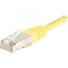 Image de Exertis Connect Câble de raccordement F/UTP, CAT.6, jaune, 1.0 m Câble de raccordement avec protection contre les (F/UTP, CAT6, 1 m), Câble réseau