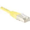 Image de Exertis Connect Câble de raccordement F/UTP, CAT.6, jaune, 3.0 m Câble de raccordement avec protection contre les (F/UTP, CAT6, 3 m), Câble réseau