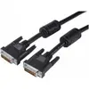 Image de Exertis Connect Câble de moniteur DVI, double liaison, 24+1 broches DVI-D St./St., 10,0 m Pour connecter des (10 m), Câble vidéo, Noir