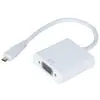 Image de Tecline Adaptateur entre prise Micro-HDMI et prise VGA Adaptateur pour l'utilisation d'un moniteur VGA par (Micro HDMI, 15 cm), Adaptateur données + vidéo, Blanc