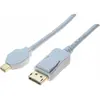 Image de Exertis Connect Câble adaptateur DisplayPort vers Mini DisplayPort, adaptateur DisplayPort St. / Mini DisplayPort (2 m), Câble vidéo, Blanc