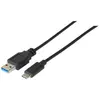 Image de Dacomex 199050 - 1 m - USB A - USB C - USB 3.2 Gen 1 (3.1 Gen 1) - noir (1 m, USB 3.2 Gen 1, 5 W), Câble USB