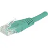 Image de Exertis Connect Câble patch, CAT.6, U/UTP, non blindé, cuivre, vert, câble patch de 1,0 m avec protection du nez (U/UTP, CAT6, 1 m), Câble réseau