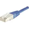 Image de Exertis Connect Dexlan 2m Cat6 UTP 2m Cat6 U/UTP (UTP) Câble réseau bleu (U/UTP, CAT6, 2 m), Câble réseau