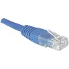 Image de Exertis Connect Câble de raccordement, CAT.6, U/UTP, non blindé, cuivre, bleu, 15.0 m câble de raccordement avec (U/UTP, CAT6, 15 m), Câble réseau