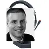 Image de Dacomex Casque sans fil Bluetooth monaural W/USB-A Stand (Sans fil, USB-A), Casque micro de bureau, Noir