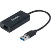 Image de Dexlan Convertisseur réseau USB 3.0 aluminium Gigabit Ethernet (USB), Adaptateur réseau, Argent