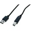 Image de Exertis Connect Câble USB 2.0 High Speed, USB mâle A/ USB mâle B, noir, 5,0 M (5 m, USB 2.0), Câble USB