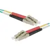 Image de Exertis Connect Câble patch FO HD, 50/125 µm, fibre OM3, LC duplex mâle/femelle, aqua, 0,5 m UPC coupe UPC (0.50 m), Câble réseau