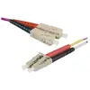 Image de Exertis Connect Câble patch FO HD, 50/125 µm, fibre OM4, LC duplex mâle/femelle, 15,0 m UPC coupe UPC (15 m), Câble réseau