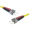 Image de Exertis Connect Câble patch FO Eco, 9/125 µm, fibre OS2, 2x ST mâle/2x ST mâle, jaune, 5,0 m UPC coupe UPC (5 m), Câble réseau