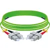 Image de Exertis Connect Câble patch FO, 50/125 µm, fibre OM5, SC duplex mâle/femelle, UPC, vert citron, 5,0 m coupe UPC (5 m), Câble réseau