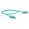 Image de Exertis Connect Câble patch LWL Uniboot, 50/125 µm, fibre OM3, LC duplex mâle/ LC duplex mâle, UPC, aqua, 3.0 m (3 m), Câble réseau