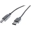 Image de Exertis Connect Câble USB 2.0, USB A / USB B, 3.0 m Câble USB économique pour les applications standard (3 m, USB 2.0), Câble USB