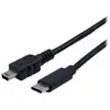 Image de Exertis Connect Câble USB 2.0 C/USB mini B, noir, 2,0 m (2 m, USB 2.0), Câble USB