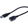 Image de Exertis Connect Câble d'extension USB 3.0 3.0 mâle. A 3.0 Bu. A noir 3.0 (3 m, USB 3.2 Gen 1), Câble USB