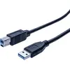 Image de Exertis Connect Câble USB 3.0, USB 3.0 St. A / USB 3.0 St. B, noir, 1,0 m Prend en charge les taux de transfert (1 m), Câble USB