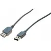 Image de Générique Câble d'extension USB2.0 un mâle / un femelle gris - 0.40 m (0.40 m, USB 2.0), Câble USB