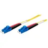 Image de Ekivalan LWL Duplex Patchkabel OS2, 9/125 µm, LC/LC, gelb, 10,0 m (10 m), Câble réseau