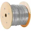 Image de Exertis Connect Câble patch Cat. 6A, S/FTP (PiMF), sans halogène, gris, bobine de 500 m (S/FTP, CAT6a, 500 m), Câble réseau