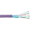 Image de Dexlan 613022 Câble réseau Violet 100 m Cat5e F/UTP (FTP) (F/UTP, CAT5e, 100 m), Câble réseau