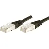 Image de Exertis Connect Câble de raccordement F/UTP, CAT.6, étanche, noir, 30,0 m Câble de raccordement étanche avec un (F/UTP, CAT6, 30 m), Câble réseau