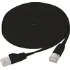 Image de Générique Cat6 RJ45 Câble de brassage forfaitaire U/FTP snagless noir - 3 m (CAT6, 3 m), Câble réseau