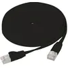 Image de Générique Cat6 RJ45 Câble à Patch Flat U/FTP snagless noir - 20 m (U/FTP, CAT6, 20 m), Câble réseau