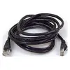 Image de Exertis Connect Câble patch F/UTP, CAT.6a, noir, 5.0 m Pour 10 Gigabit/s, avec protection contre les courbures (F/UTP, CAT6a, 5 m), Câble réseau