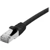 Image de Exertis Connect Câble patch CAT. 6, F/UTP, PoE, sans halogène, noir, 3.0 m Câble patch blindé avec protection de (S/UTP, CAT6, 3 m), Câble réseau