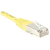 Image de Exertis Connect Câble de raccordement F/UTP, CAT.6, jaune, 25.0 m Câble de raccordement avec protection contre les (F/UTP, CAT6, 25 m), Câble réseau