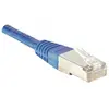 Image de Exertis Connect Câble de raccordement F/UTP, CAT.6, bleu, 20.0 m Câble de raccordement avec protection contre les (S/UTP, CAT6, 20 m), Câble réseau