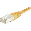 Image de Exertis Connect Câble de raccordement F/UTP, CAT.6, orange, 20.0 m Câble de raccordement avec protection contre les (F/UTP, CAT6, 20 m), Câble réseau