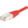 Image de Exertis Connect Câble de raccordement F/UTP, CAT.6, rouge, 30.0 m Câble de raccordement avec protection contre les (CAT6, 30 m), Câble réseau