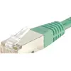 Image de Exertis Connect Câble de raccordement F/UTP, CAT.6, vert, 50.0 m Câble de raccordement avec protection contre les (S/UTP, CAT6, 50 m), Câble réseau