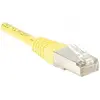 Image de Exertis Connect Câble de raccordement F/UTP, CAT.6, jaune, 50.0 m Câble de raccordement avec protection contre les (F/UTP, CAT6, 50 m), Câble réseau