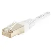 Image de Exertis Connect Câble de raccordement F/UTP, CAT.6, blanc, 0.5 m Câble de raccordement avec protection contre les (F/UTP, CAT6, 0.50 m), Câble réseau