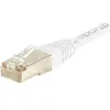 Image de Exertis Connect Câble de raccordement F/UTP, CAT.6, blanc, 25,0 m Câble de raccordement avec protection extra fine (F/UTP, CAT6, 25 m), Câble réseau