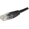 Image de Exertis Connect Câble patch U/UTP, non blindé, CAT.6, noir, 2,0m (U/UTP, CAT6, 2 m), Câble réseau