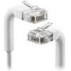 Image de Générique Cat6A RJ45 Patch cable F/FTP bendable boot grey - 3m (CAT6a, 3 m), Câble réseau