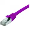 Image de Exertis Connect Câble patch CAT. 6, F/UTP, PoE, sans halogène, violet, 20,0 m Câble patch blindé avec c... (F/UTP, CAT6, 20 m), Câble réseau