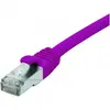Image de Exertis Connect Câble de raccordement CAT. 6, F/UTP, PoE, sans halogène, violet, 25.0 m Câble de raccordement (F/UTP, CAT6, 25 m), Câble réseau
