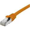 Image de Exertis Connect Câble patch CAT. 6, F/UTP, PoE, sans halogène, orange, 3.0 m Câble patch blindé avec protection de (F/UTP, CAT6, 3 m), Câble réseau