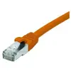 Image de Exertis Connect Câble patch CAT. 6, F/UTP, PoE, sans halogène, orange, 15,0 m Câble patch blindé avec protection à (F/UTP, CAT6, 15 m), Câble réseau
