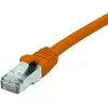Image de Exertis Connect Câble patch CAT. 6, F/UTP, PoE, sans halogène, orange, 20,0 m Câble patch blindé avec protection à (S/UTP, CAT6, 20 m), Câble réseau