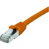Image de Exertis Connect Câble patch CAT. 6, F/UTP, PoE, sans halogène, orange, 25,0 m Câble patch blindé avec protection de (S/UTP, CAT6, 25 m), Câble réseau